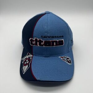 New Reebok Tennessee Titans Hat Cap‎ Men's Blue Adjustable Strap Vintage NFL Y2K